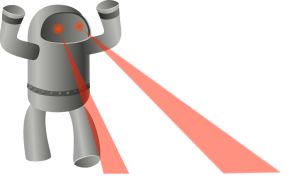 Actual Bitcoin laser eyes